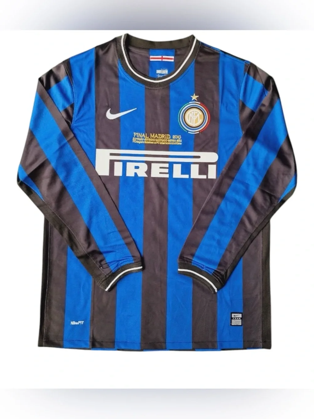09/10 inter Milan home UCL final kit. Wesley Sneijder soccer football jersey.